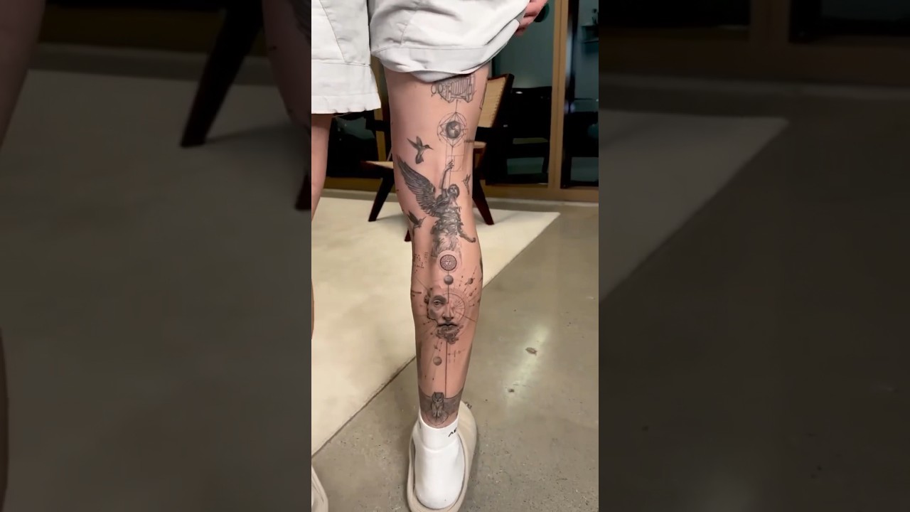 Is this the best leg sleeve tattoo ever?