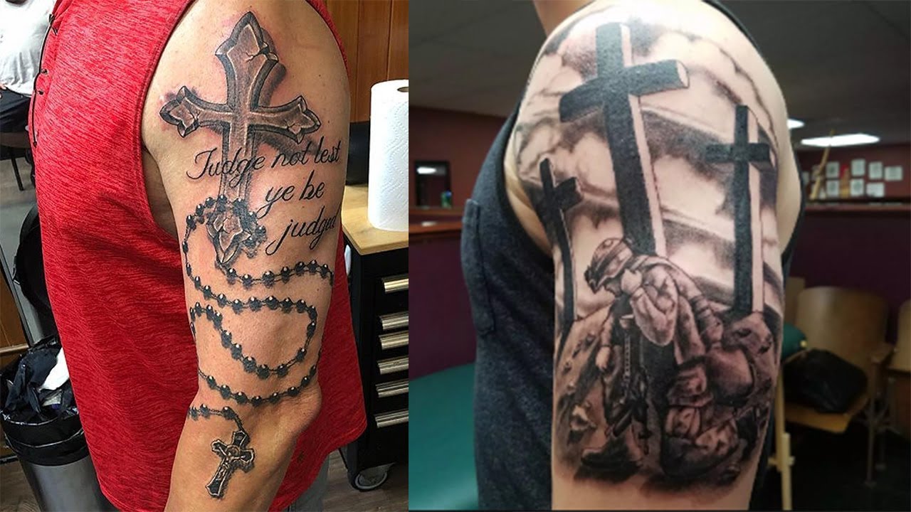 Cross Tattoos for Men Design And Ideas