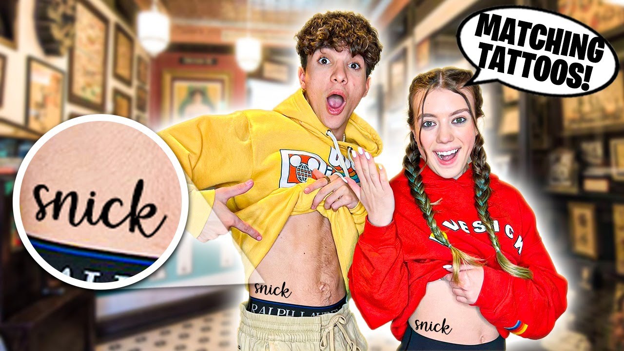 WE GOT MATCHING TATTOOS!!