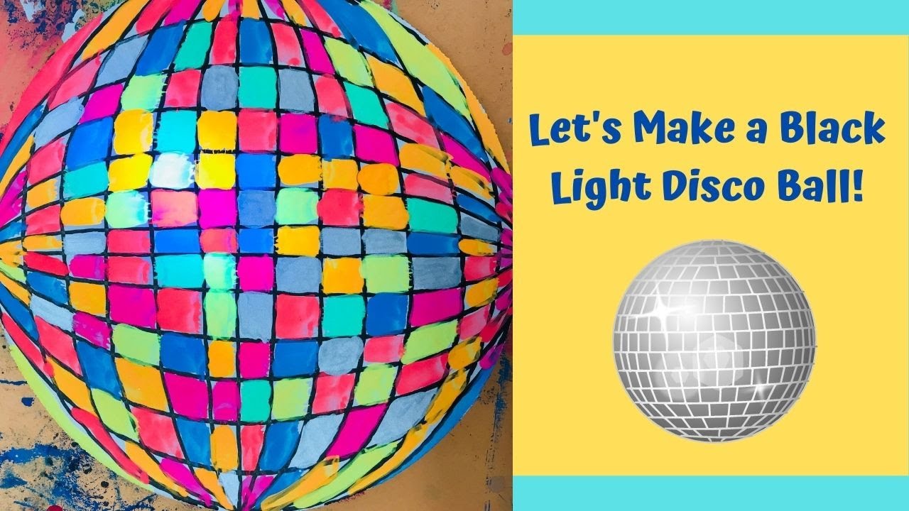 Black Light Disco Ball!