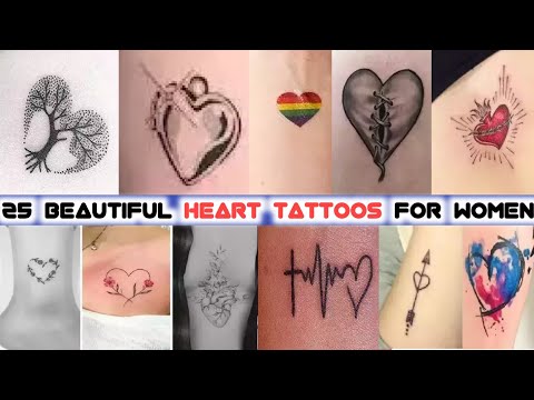 Top 25 Beautiful Heart Tattoos For Women 2023 |25 Passionate Heart Tattoo Designs | Alone