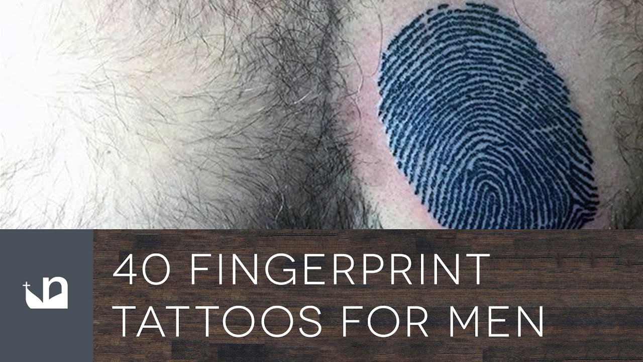40 Fingerprint Tattoos For Men