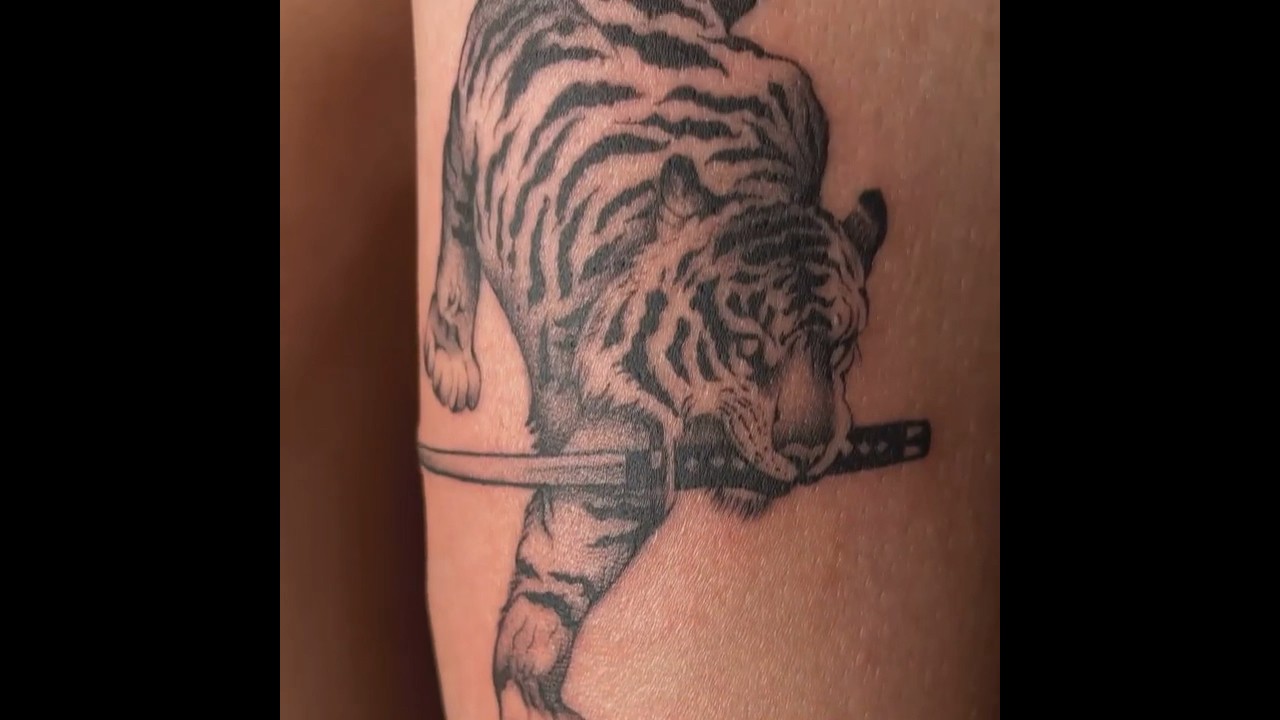 tiger tattoo / japanese tattoo/ realistic tattoo / #tigertattoo #tiger #japanese