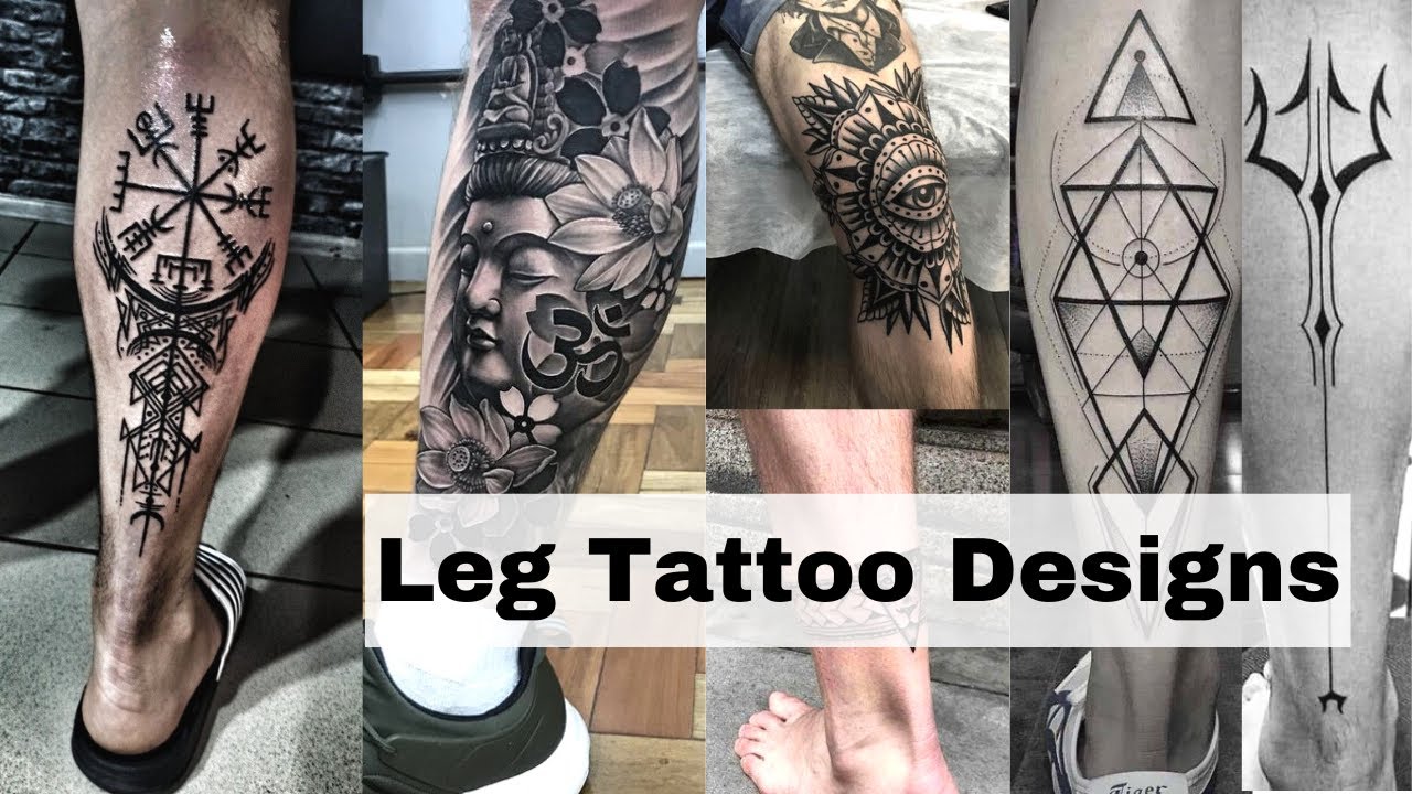 Best leg tattoos for men | Cool leg tattoos 2k22 | Simple leg tattoos for guys - Lets style buddy