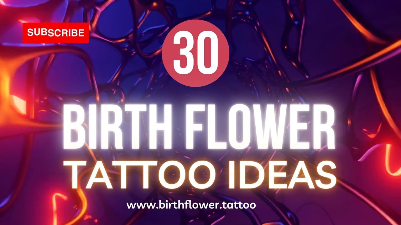 30 birth flower bouquet tattoo ideas - Birth Flower Tattoo - Birth Month Tattoo