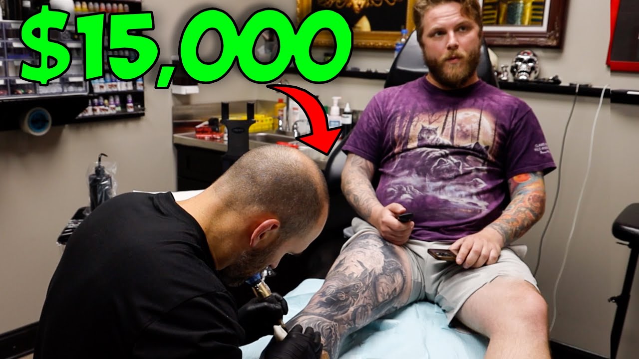 Revealing My NEW $15,000 Leg Sleeve!