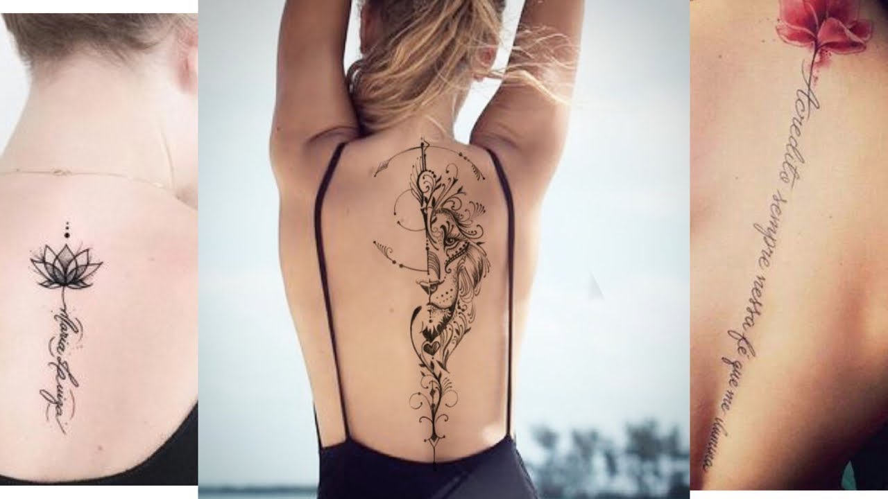 Top 50 spine tattoos that are elegant and beautiful || Kaur Trends