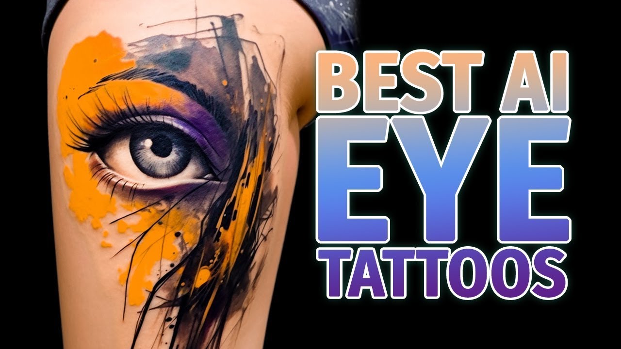 Unique Eye Tattoos Created by AI