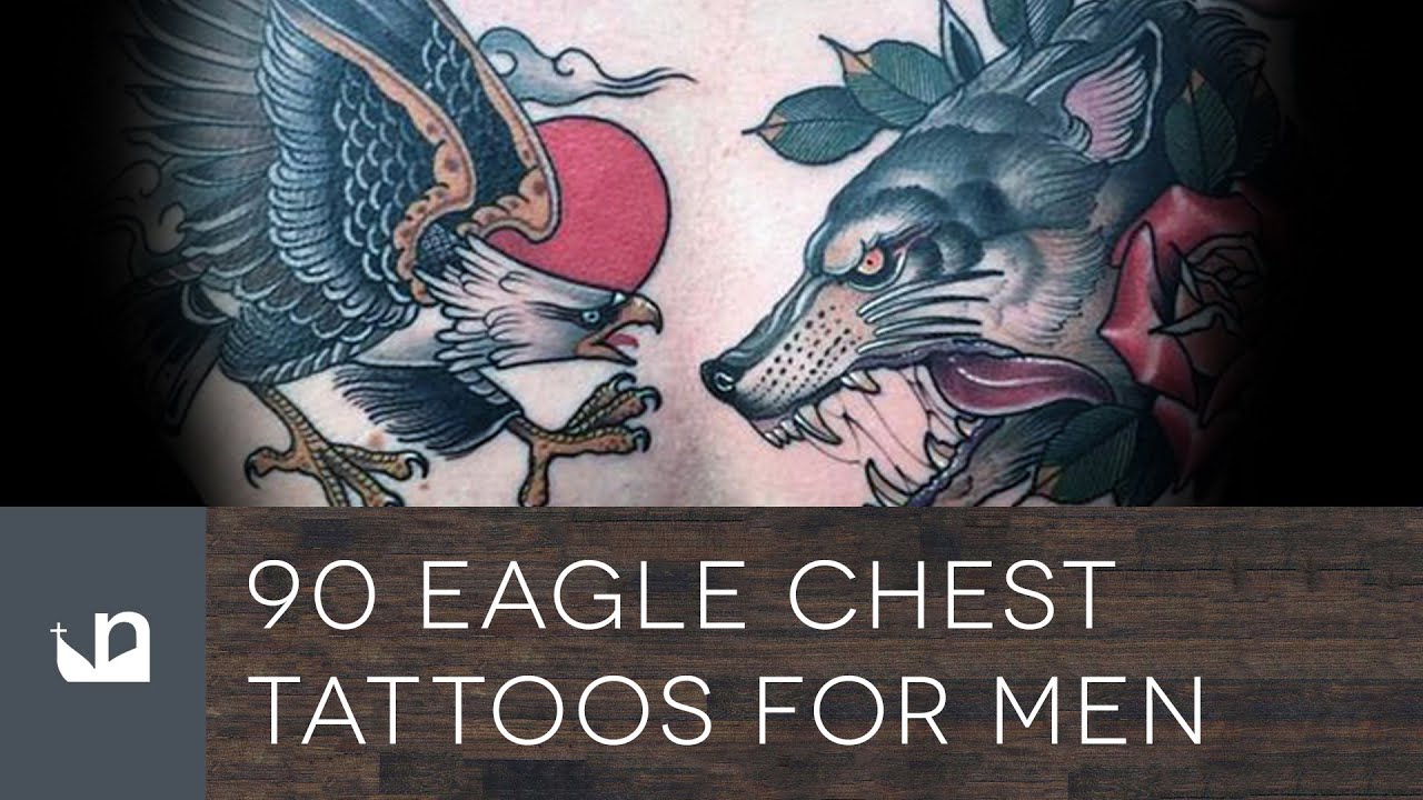 90 Eagle Chest Tattoos For Men