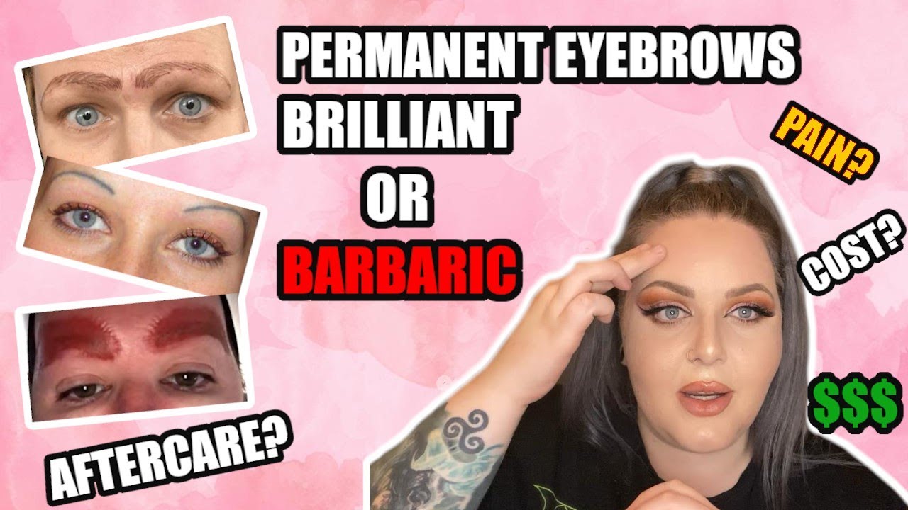 Tattooed Eyebrows Vs Microblading |  Better or Barbaric? REGRETS? |  Step by Step and Advice |