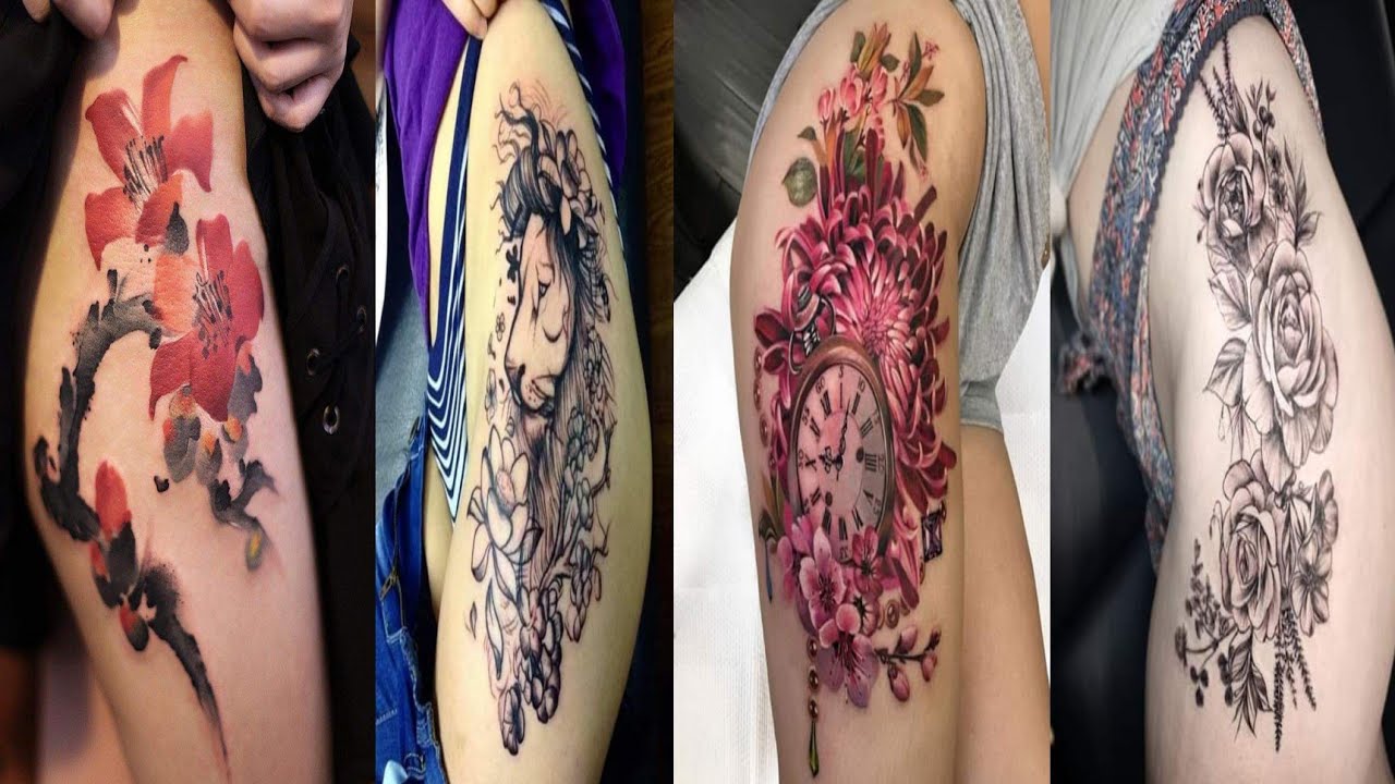 70+ Unique  Thigh Tattoos for Female 2021 / Thigh tattoo ideas / tattoobosstv