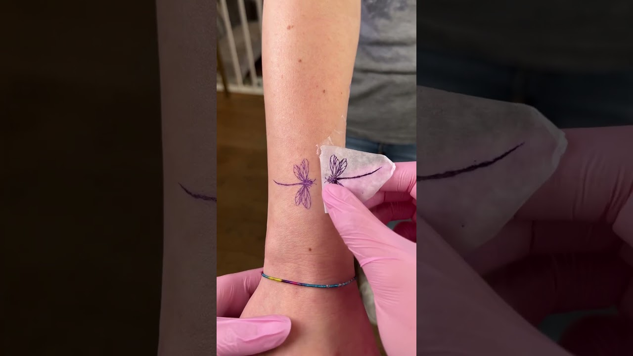 Dragonfly tattoo placement 🦋🖤