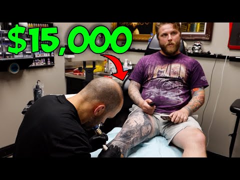 Revealing My NEW $15,000 Leg Sleeve!