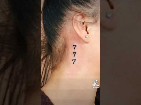 Angel Number Tattoo Ideas! 😍 #angelnumbers #111 #222 #333 #444 TikTok: livx0xo