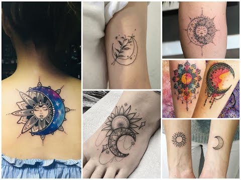 Amazing Sun and Moon Tattoo Design Ideas