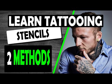 how to make a ✅ TATTOO STENCIL for beginners ✅