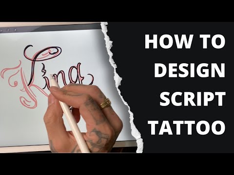 How To Design Script Tattoo