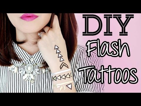 ➳DIY: Flash Tattoos