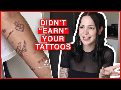 She gets HATE for her Patchwork Tattoo Sleeve !??