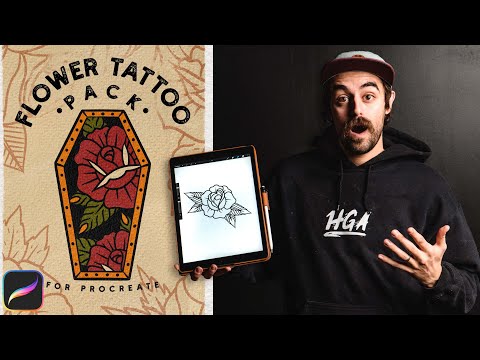 Make a Traditional Tattoo Rose in Seconds!!