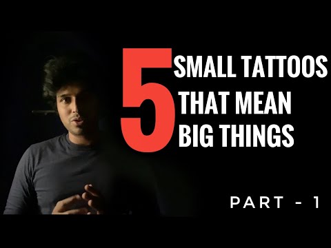 5 Small Tattoos that mean Big things | Part - 1| Ep- 128 | Best Tattoo shop in Bangalore