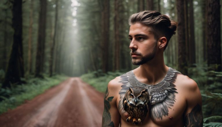 10 Stunning Owl Neck Tattoo Designs for Both Men and Women