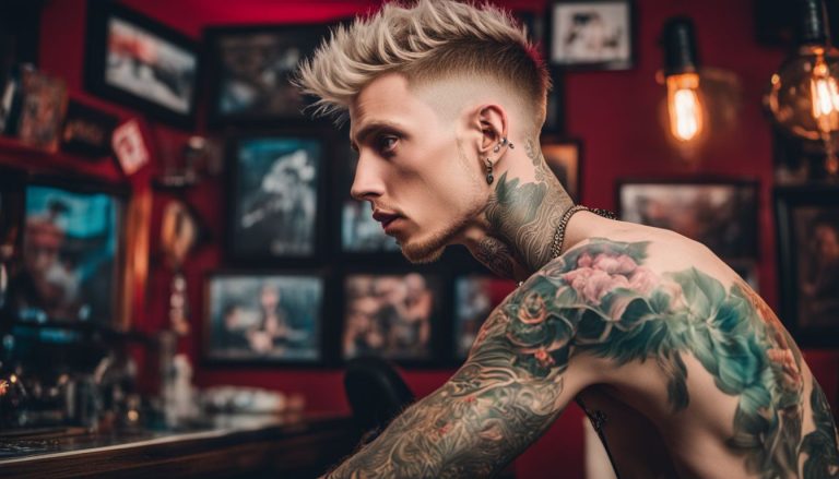 Deciphering Machine Gun Kelly’s Extensive Tattoo Collection: Exploring the Meaning Behind the Musician’s Ink