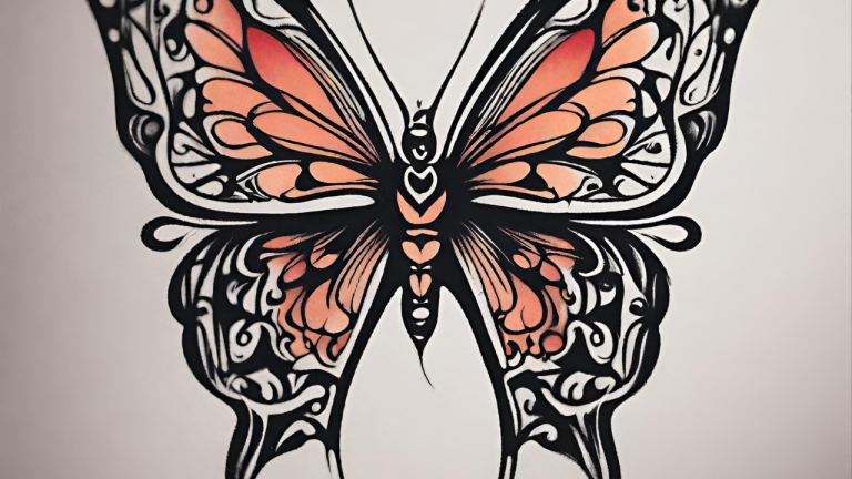 10 Beautiful and Simple Butterfly Tattoo Designs for a Subtle and Elegant Look