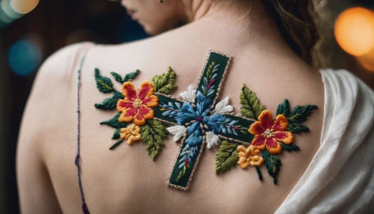 The Beauty of Cross Stitch Tattoos: A Unique Form of Body Art