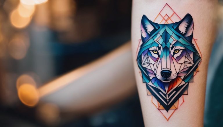 10 Stunning Geometric Wolf Tattoo Designs for Your Next Ink